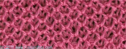 Brioche Honeycomb - Knittingfool Stitch Detail