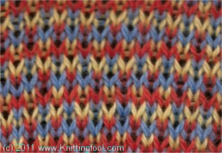 Stranded Tricolor Stripe