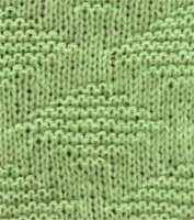 Garter Stitch Diamonds