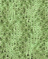 Moss Stitch Zig-Zag